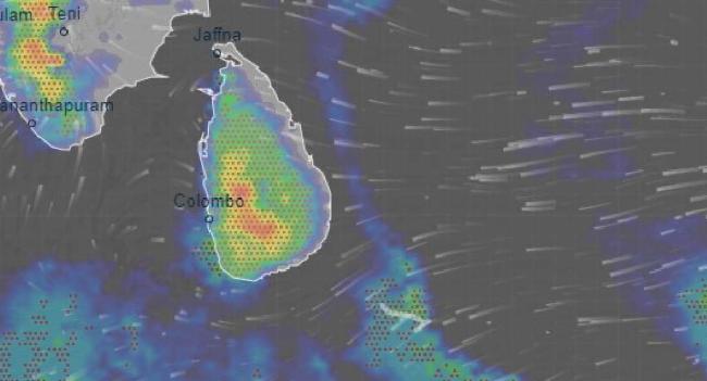 පස්වරුවේ ප්‍රදේශ රැසකට ගිගුරුම් සහිත වැසි..